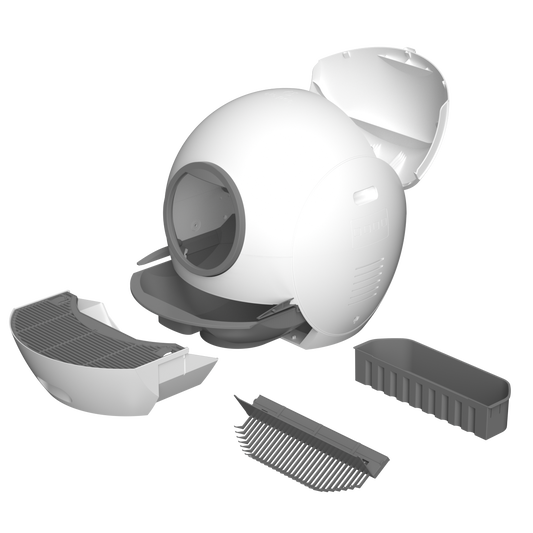 Replaceable Accessories for Els Pet Cat Litter Box